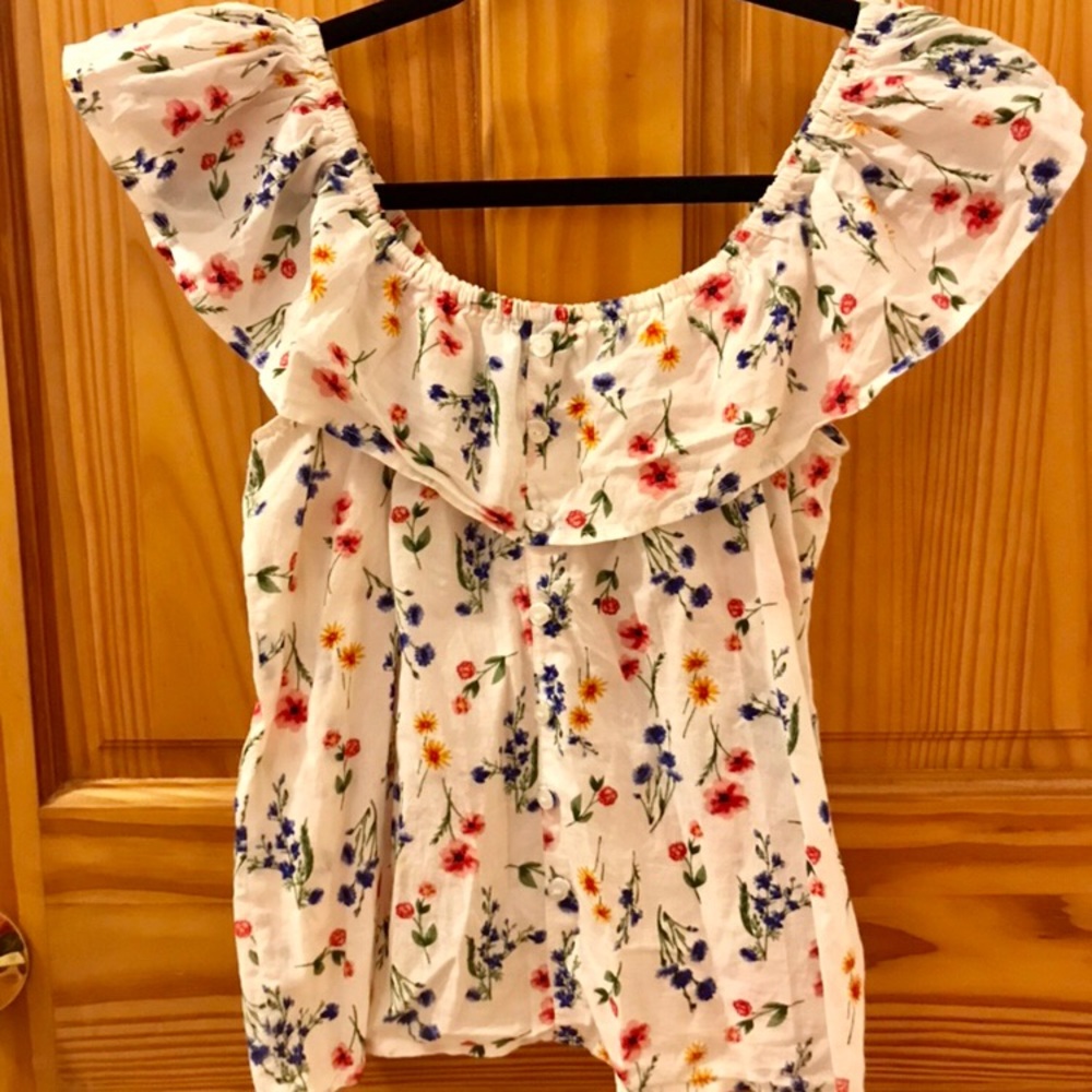 Off the shoulder summer top